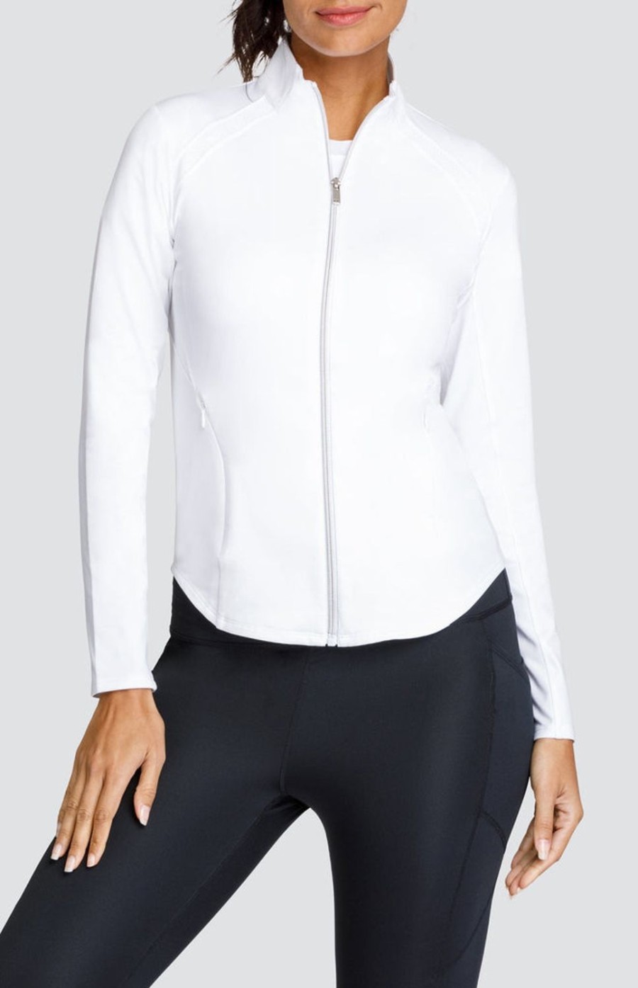 Tennis Tail Activewear | Hathaway Jacket - Chalk White