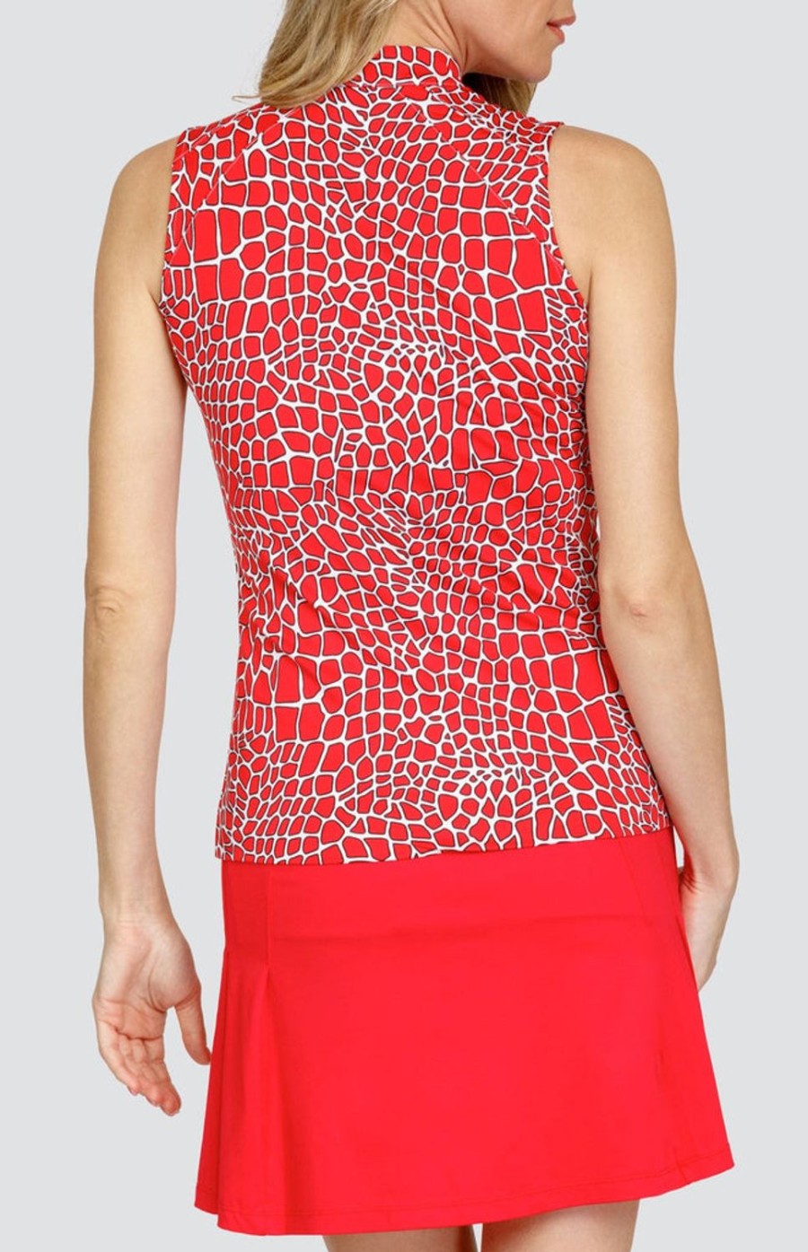 Golf Tail Activewear Sleeveless | Maine Top - Exotic Reptile