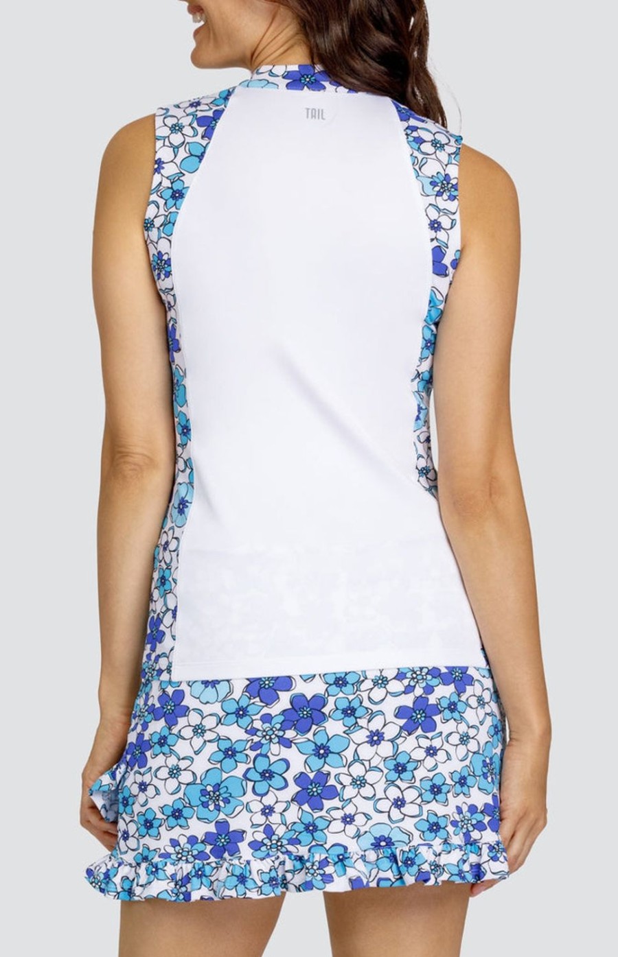 Golf Tail Activewear Sleeveless | Lexis Top - Daffodil Ditsy