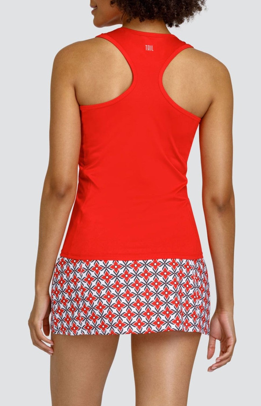 Tennis Tail Activewear Tanks | Julsie Tank - Racing Red