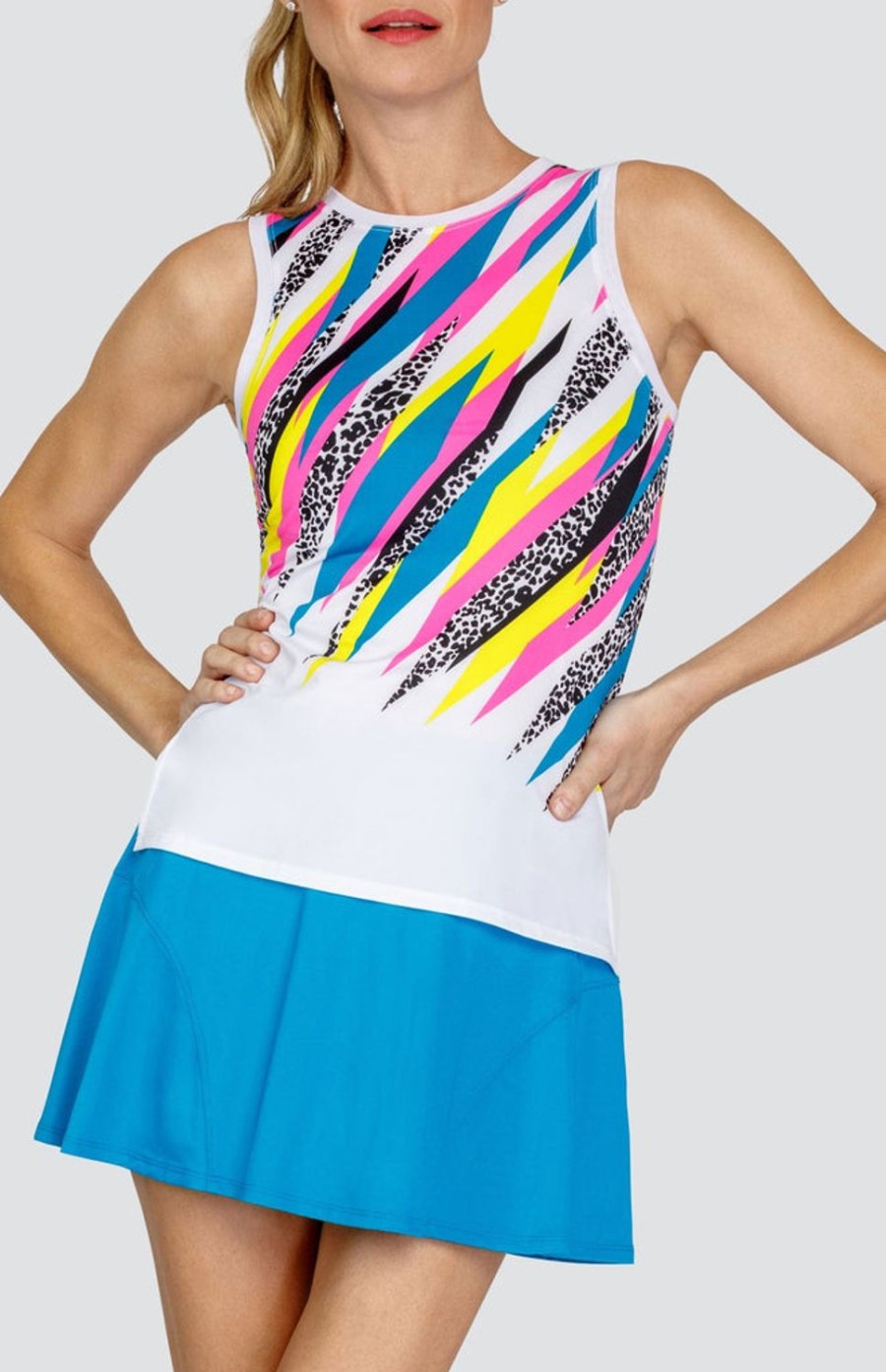 Tennis Tail Activewear Tanks | Zeta Tank - Electra Place - Final Sale