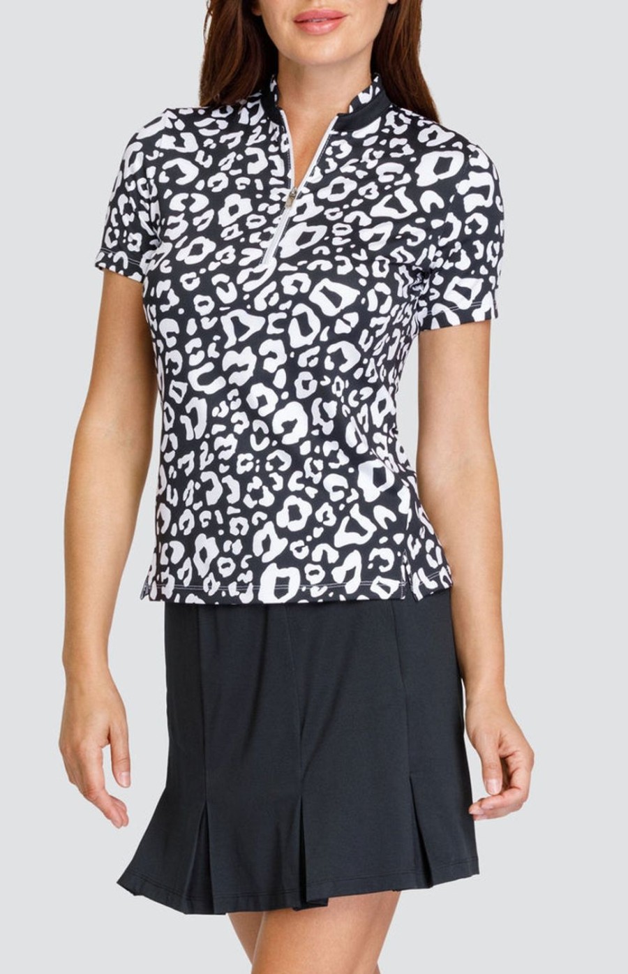 Golf Tail Activewear Short Sleeve | Jo Top - Panther