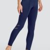 Tennis Tail Activewear Pants And Leggings | Leon 24" Leggings - Navy Blue