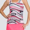 Tennis Tail Activewear Tanks | Amal Tank - Electric Wave - Final Sale