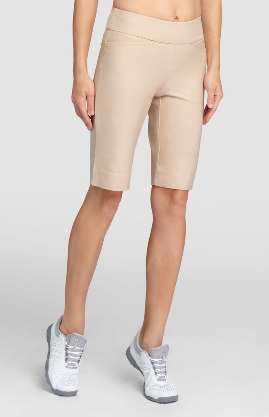 Golf Tail Activewear Shorts | Mulligan 21" Short - Sand