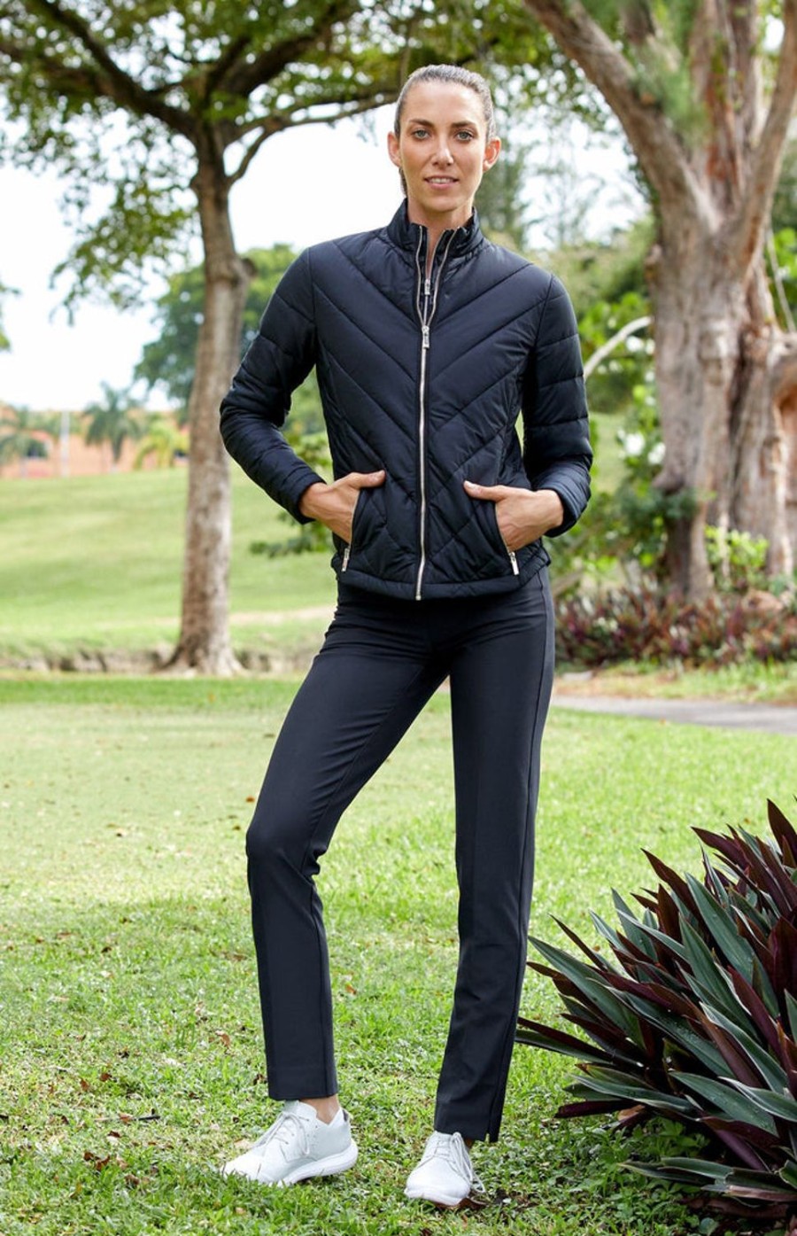 Golf Tail Activewear | Analia Jacket - Onyx Black