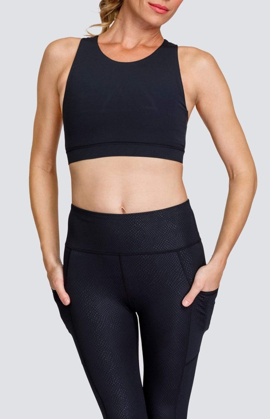 Tennis Tail Activewear Sports Bras | Estee Sports Bra - Onyx Black