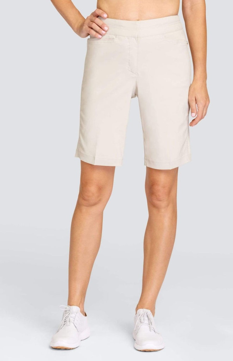 Golf Tail Activewear Shorts | Classic 21" Short - Tan Chino