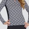 Golf Tail Activewear Long Sleeve | Atlantis Top - Mod Flower