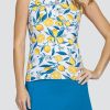 Golf Tail Activewear Sleeveless | Emery Top - Lemon Blossom