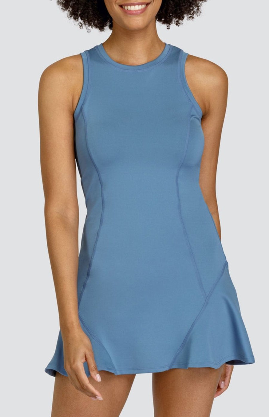 Tennis Tail Activewear | Cinna 32" Dress - Copen Blue