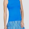 Tennis Tail Activewear Tanks | Empress Tank - Blue Electra