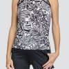 Tennis Tail Activewear Tanks | Iridessa Tank - Jungle Eden