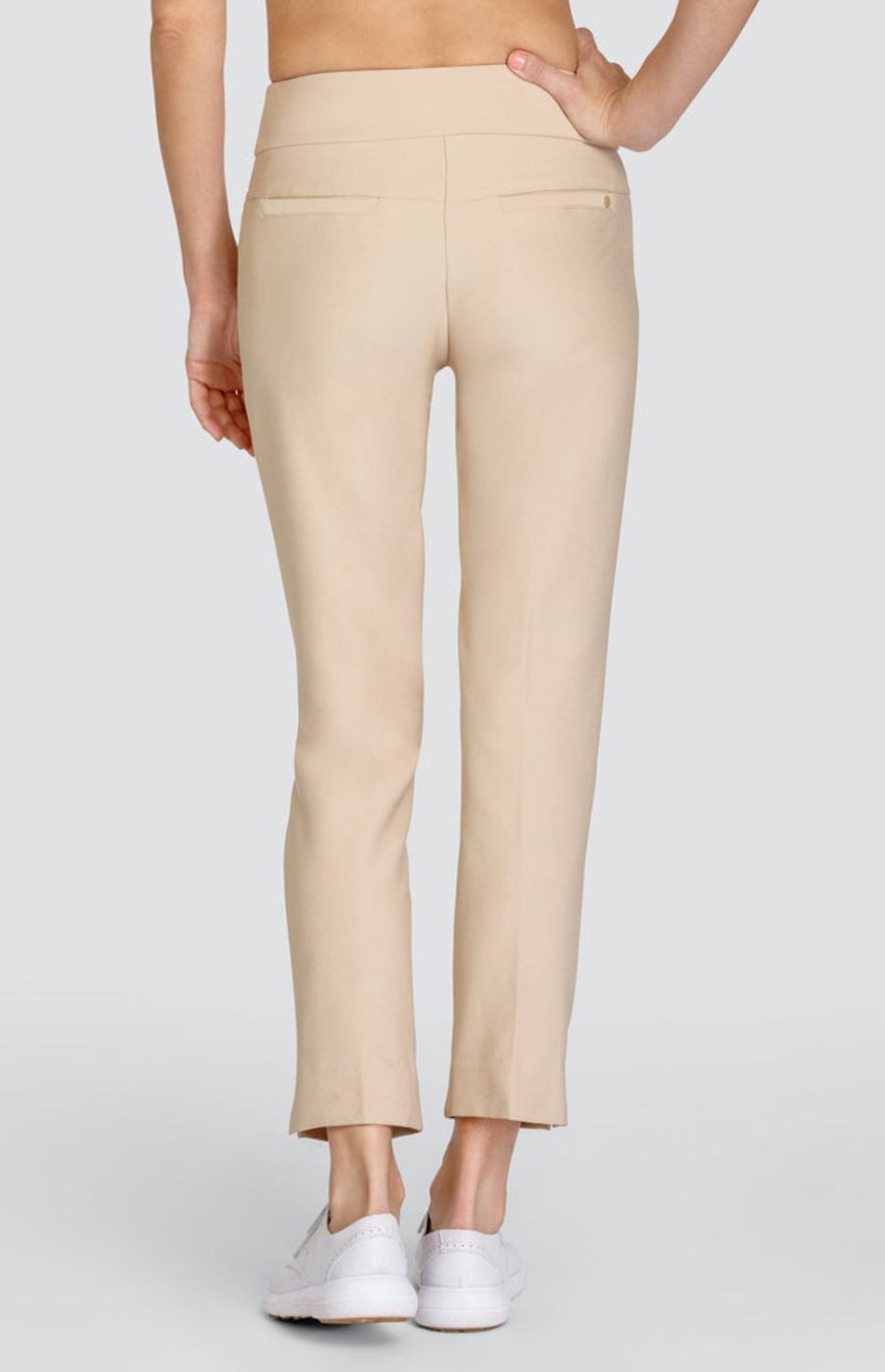 Golf Tail Activewear Ankle Pants | Mulligan 28" Ankle Pant - Sand