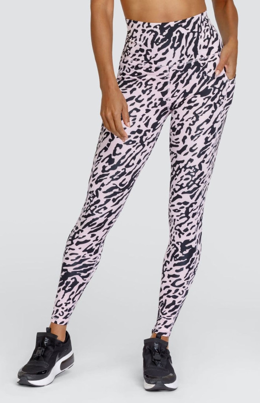 Tennis Tail Activewear Pants And Leggings | Naty 27" Leggings - Animal Pink - Final Sale