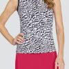 Golf Tail Activewear Sleeveless | Edil Top - Abstract Cheetah