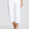 Golf Tail Activewear Capris | Classic 23" Capri - Chalk White