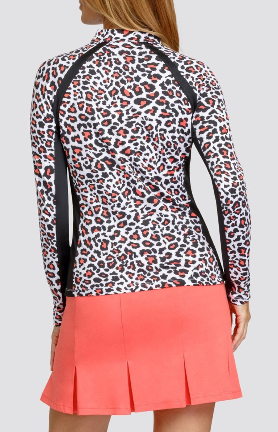 Golf Tail Activewear Long Sleeve | Flynn Top - Desert Leopard