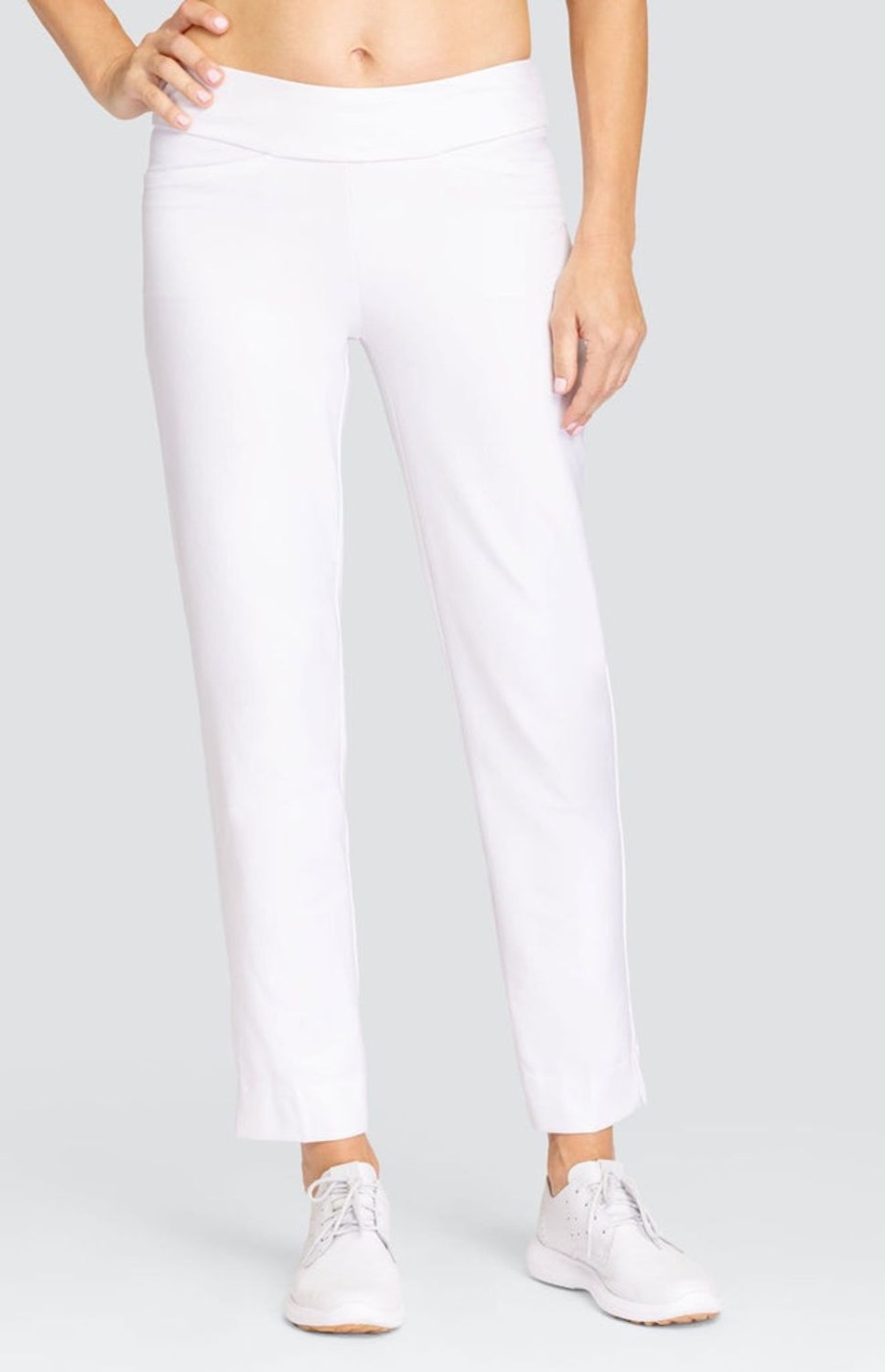 Golf Tail Activewear Ankle Pants | Mulligan 28" Ankle Pant - Chalk White