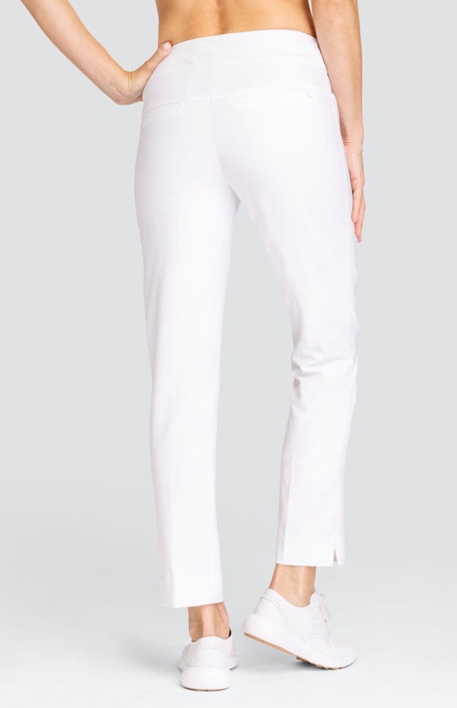 Golf Tail Activewear Ankle Pants | Mulligan 28" Ankle Pant - Chalk White