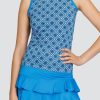 Tennis Tail Activewear Tanks | Drusilla Tank - Stone Jewel