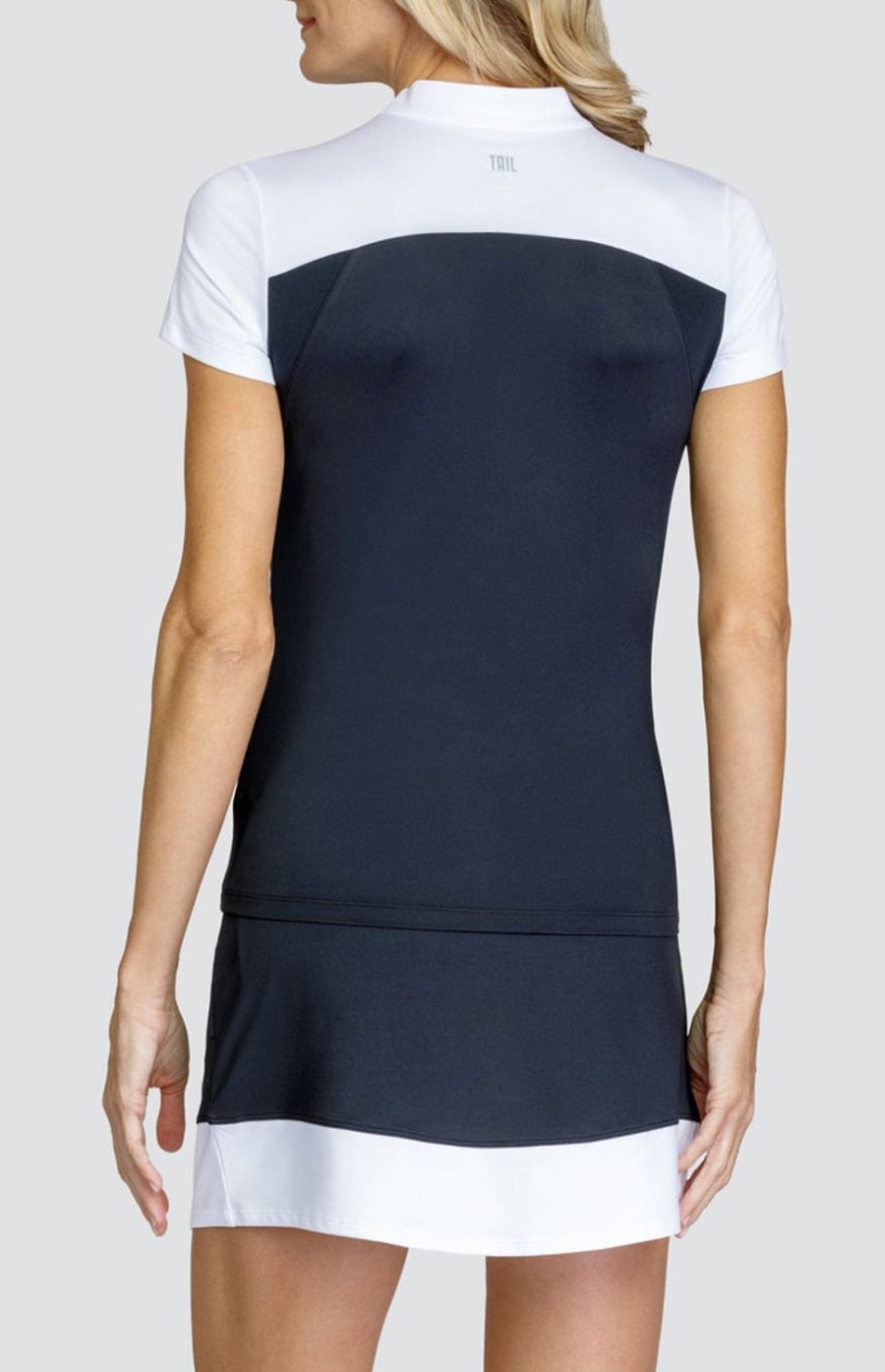 Golf Tail Activewear Short Sleeve | Sevyn Top - Onyx Black