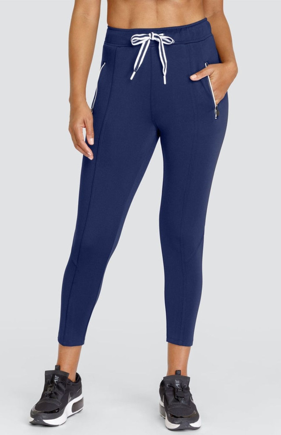 Golf Tail Activewear Ankle Pants | Eleanor Navy Blue Jogger