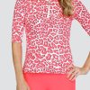 Golf Tail Activewear Mid Sleeve | Dolores Top - Prowl