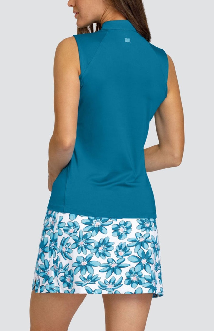 Golf Tail Activewear Sleeveless | Cindylou Top - Cerulean