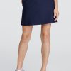 Golf Tail Activewear Skirts And Skorts | Elevation 18" Textured Skort - Night Navy