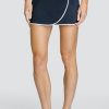 Tennis Tail Activewear Skirts And Skorts | Anja 13.5" Skort - Onyx/Chalk