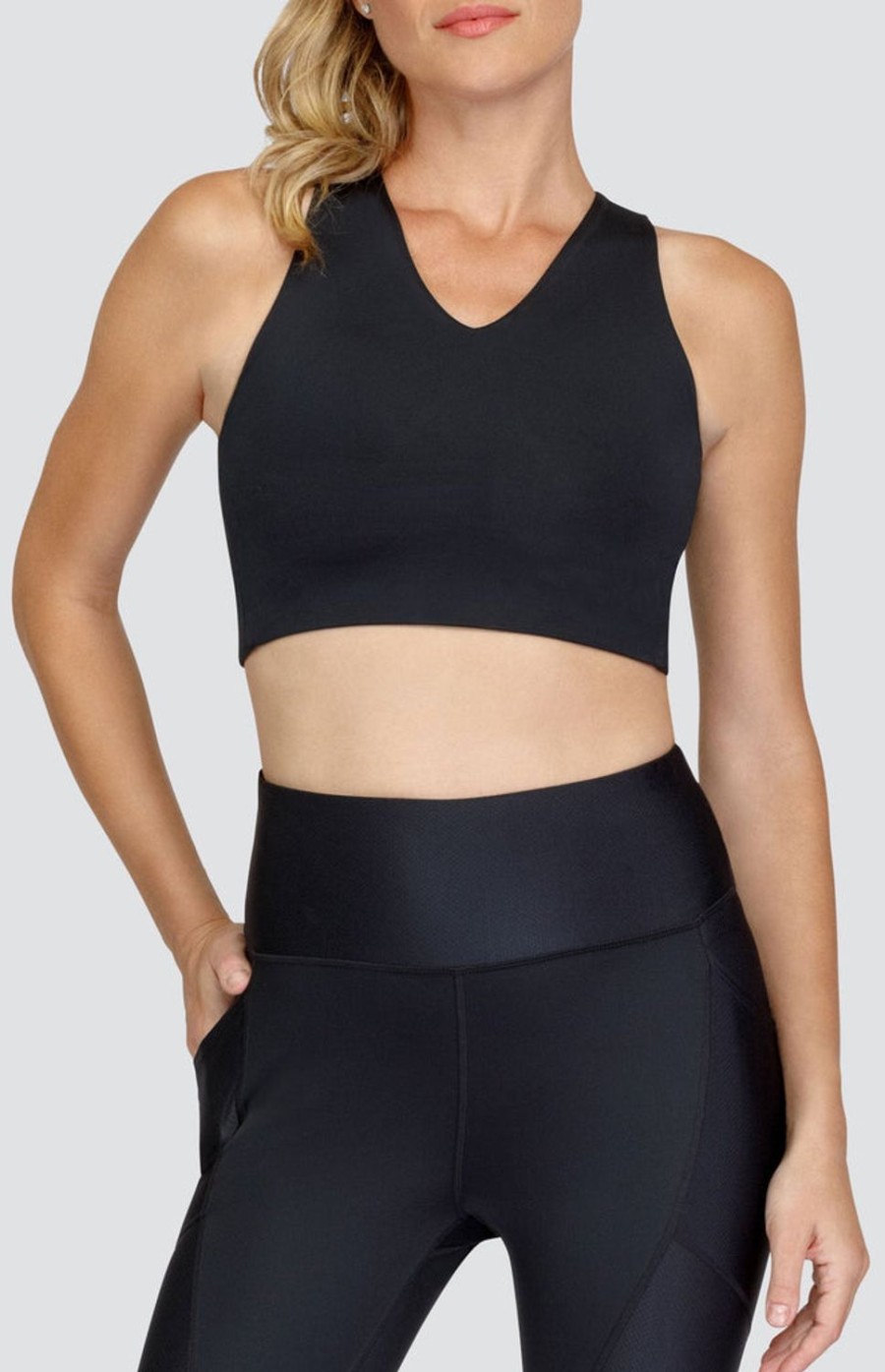 Tennis Tail Activewear Sports Bras | Bambi Sports Bra - Onyx Black - Final Sale