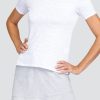 Tennis Tail Activewear Short Sleeve | Evert Top - Everest Jacquard