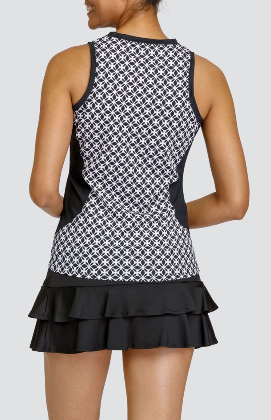 Tennis Tail Activewear Tanks | Elowen Tank - Diamond Petals