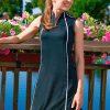 Golf Tail Activewear Sleeveless | Mika 36.5" Dress - Onyx Black