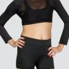 Golf Tail Activewear Long Sleeve | Edie Layering Top - Onyx Black