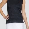 Golf Tail Activewear Sleeveless | Adalee Top - Pebbles Onyx