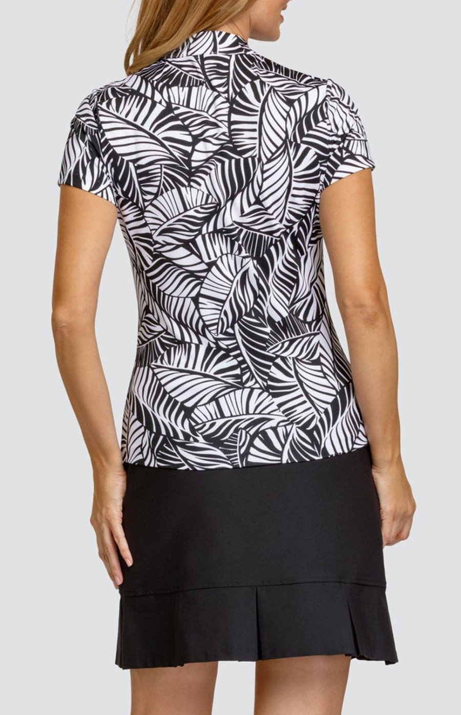 Golf Tail Activewear Short Sleeve | Rosalia Top - Jungle Maze