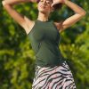 Tennis Tail Activewear Tanks | Ranger Tank - Army Green - Final Sale