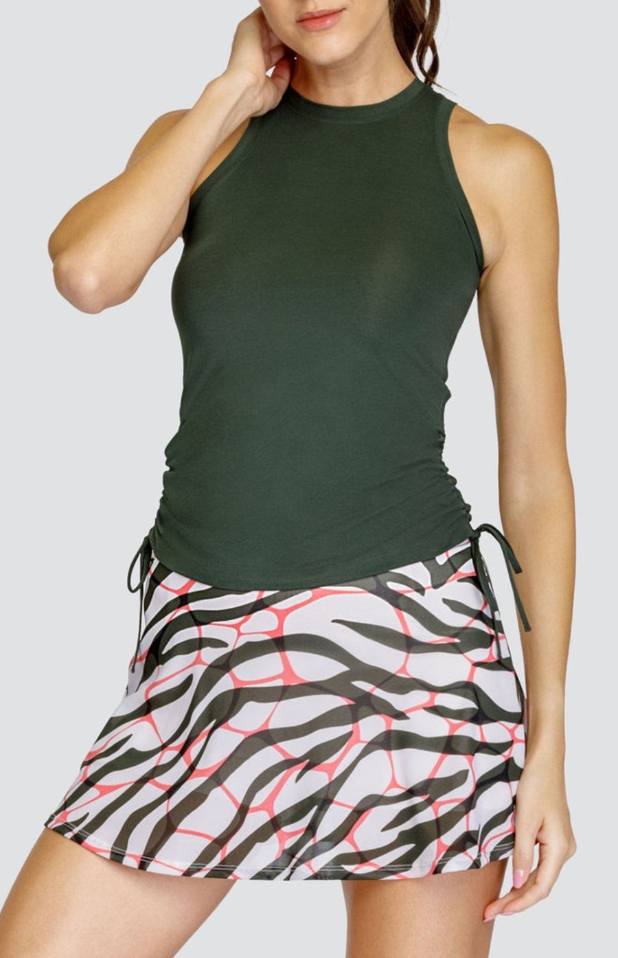 Tennis Tail Activewear Tanks | Ranger Tank - Army Green - Final Sale