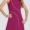 Golf Tail Activewear Sleeveless | Ely 35" Dress - Bordeaux - Final Sale