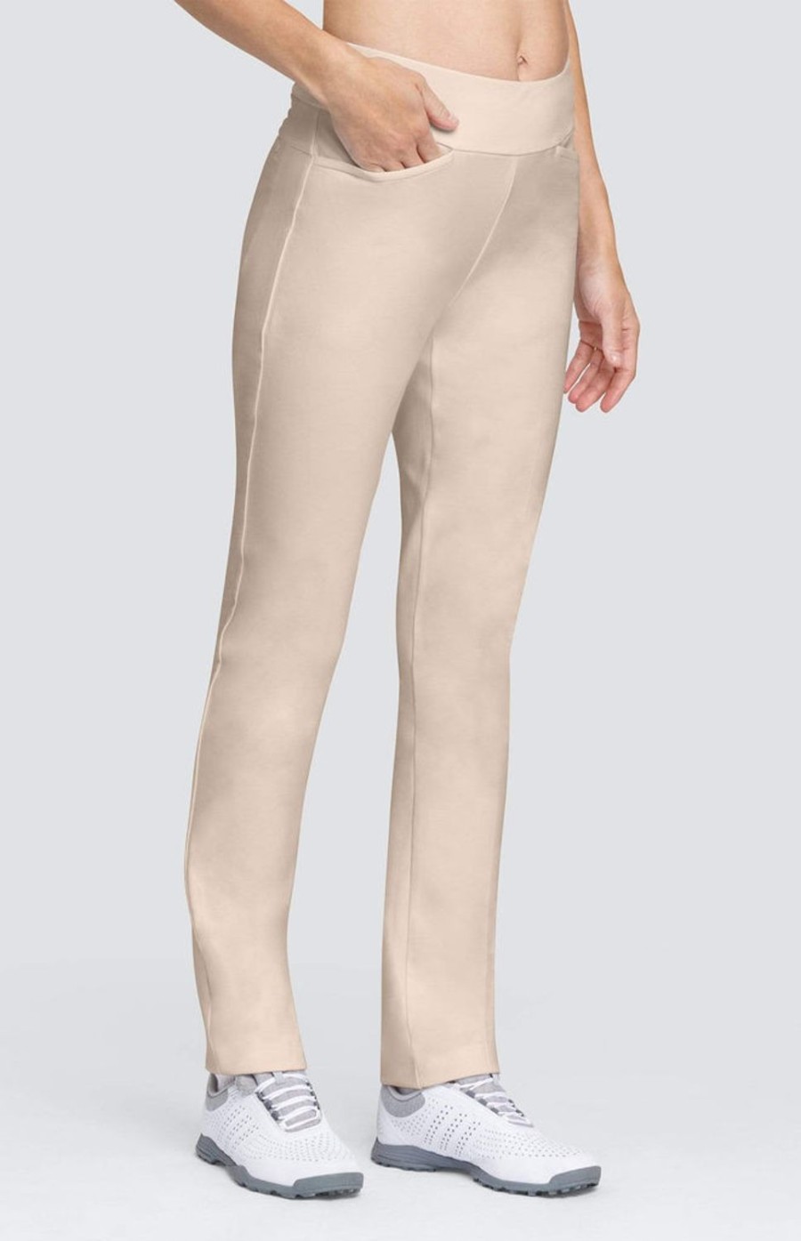 Golf Tail Activewear Long Pants | Mulligan 31" Pant - Sand