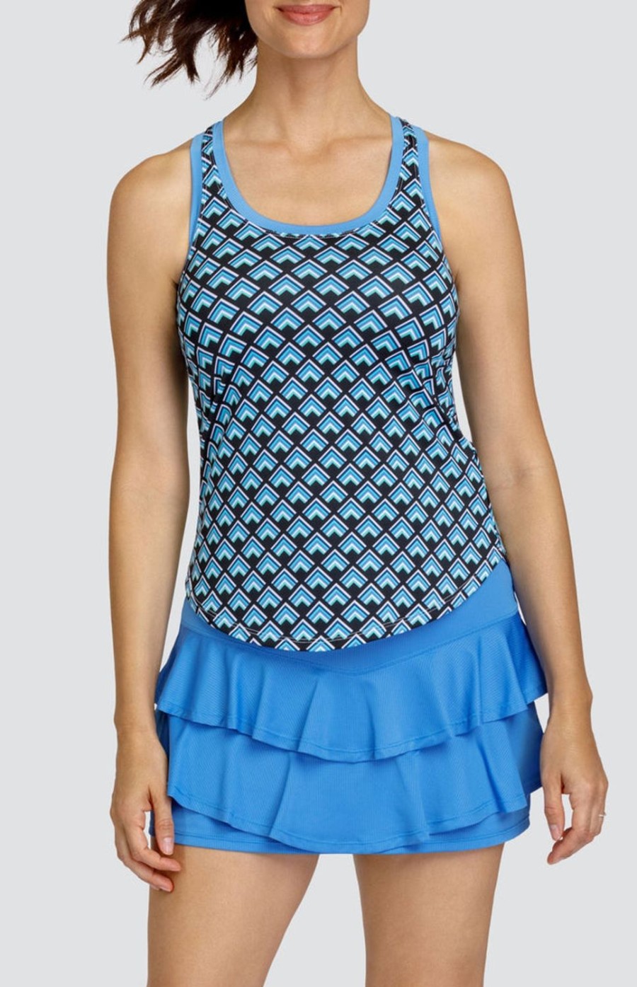 Tennis Tail Activewear Tanks | Mia Tank - Static Motion