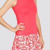 Tennis Tail Activewear Tanks | Khumba Tank - Petite Petals Jacquard