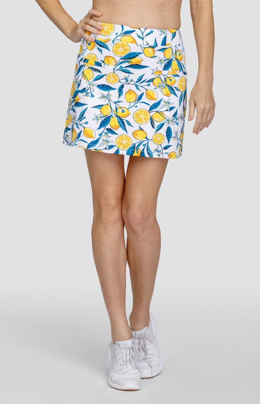 Golf Tail Activewear Skirts And Skorts | Sanders 17" Skort - Lemon Blossom