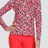 Golf Tail Activewear Long Sleeve | Augustina Top - Spotted Meadow