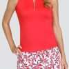 Golf Tail Activewear Sleeveless | Adira Top - Teaberry