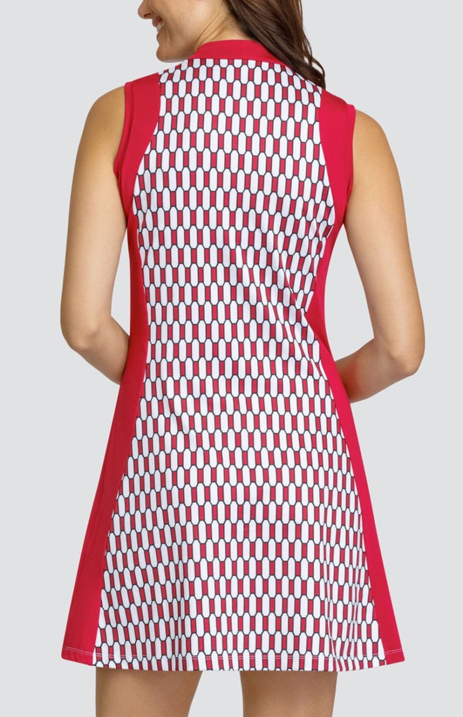 Golf Tail Activewear Sleeveless | Bridger 35" Dress - Hexellation