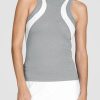 Tennis Tail Activewear Tanks | Calhoun Tank - Frosted Heather