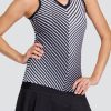 Tennis Tail Activewear Tanks | Edlyn Tank - Vertigo Stripe - Final Sale